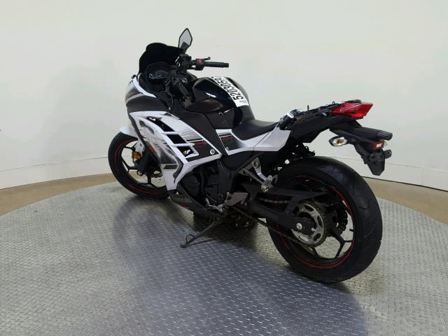 JKAEX8A13EA008581 - 2014 KAWASAKI EX300 A WHITE photo 6