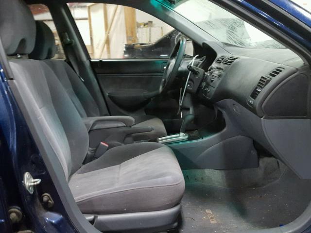 2HGES26774H587963 - 2004 HONDA CIVIC EX 蓝色 照片 5
