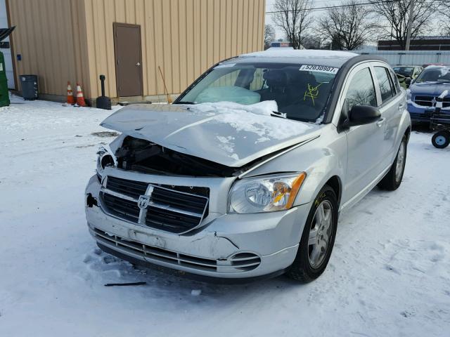 1B3HB48A09D142115 - 2009 DODGE CALIBER SX SILVER photo 2