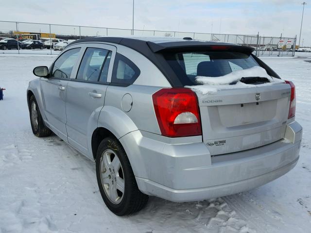 1B3HB48A09D142115 - 2009 DODGE CALIBER SX SILVER photo 3