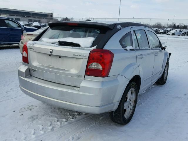 1B3HB48A09D142115 - 2009 DODGE CALIBER SX SILVER photo 4