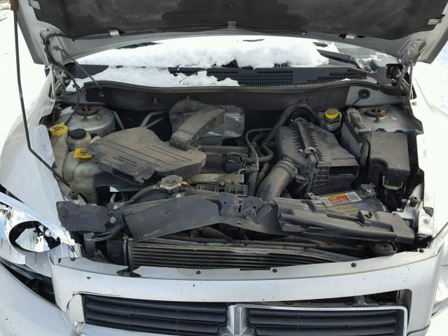 1B3HB48A09D142115 - 2009 DODGE CALIBER SX SILVER photo 7