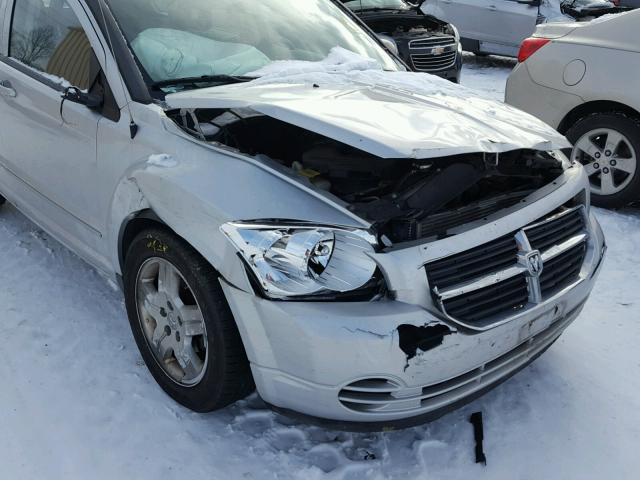 1B3HB48A09D142115 - 2009 DODGE CALIBER SX SILVER photo 9