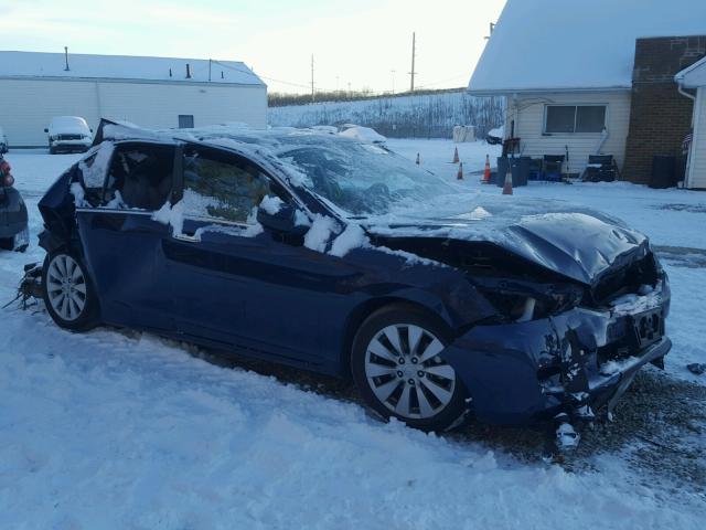 1HGCR2F81EA289310 - 2014 HONDA ACCORD EXL BLUE photo 1