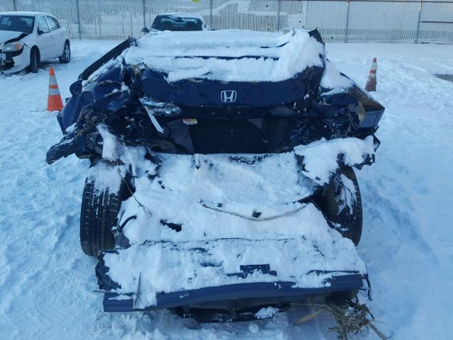 1HGCR2F81EA289310 - 2014 HONDA ACCORD EXL BLUE photo 9