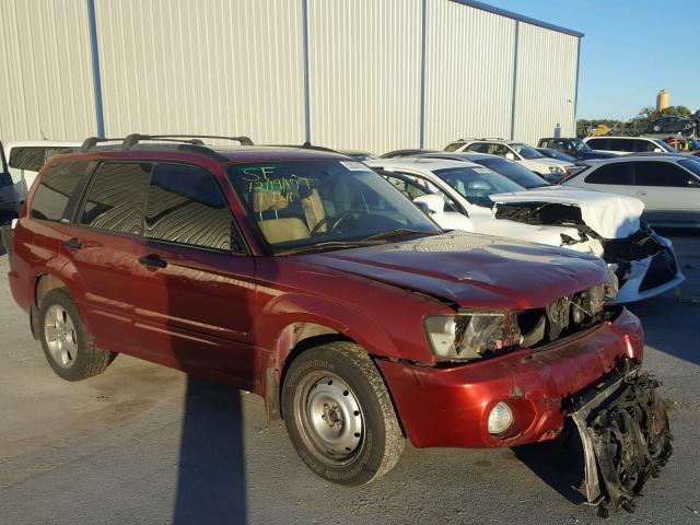 JF1SG65644H745923 - 2004 SUBARU FORESTER 2 RED photo 1