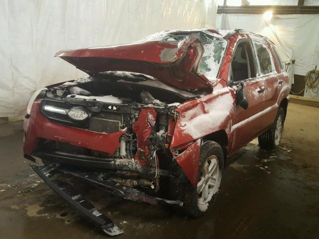 KNDKGCA35A7710082 - 2010 KIA SPORTAGE L RED photo 2