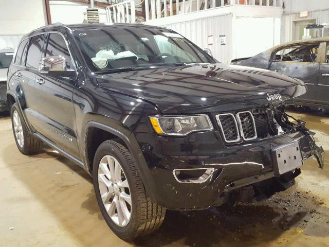 1C4RJEBG1HC637789 - 2017 JEEP GRAND CHER BLACK photo 1