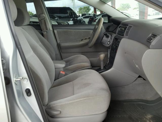 2T1BR32E97C852467 - 2007 TOYOTA COROLLA CE GRAY photo 5