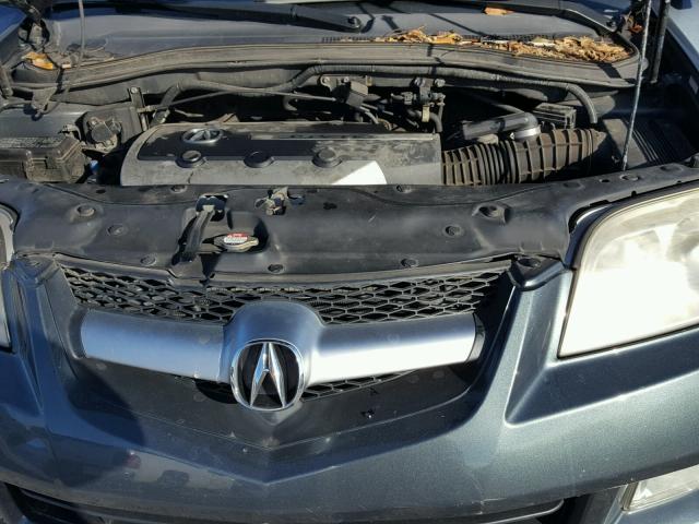 2HNYD18846H532342 - 2006 ACURA MDX TOURIN CHARCOAL photo 7