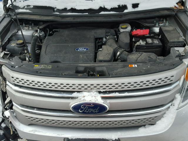 1FMHK8B85BGA18790 - 2011 FORD EXPLORER SILVER photo 7