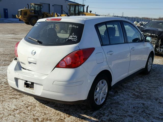 3N1BC1CP3BL508695 - 2011 NISSAN VERSA S WHITE photo 4