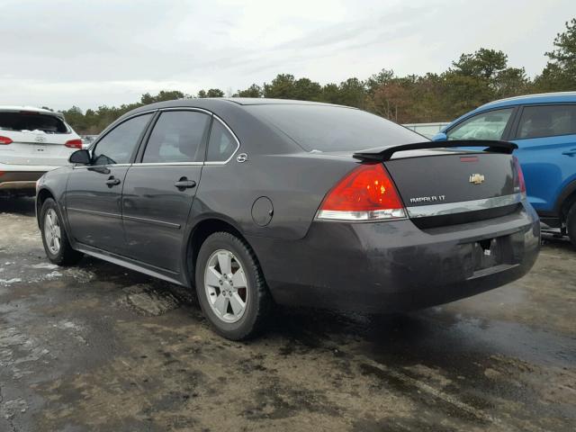 2G1WT57K191189175 - 2009 CHEVROLET IMPALA 1LT BLACK photo 3