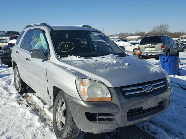 KNDJF724887539562 - 2008 KIA SPORTAGE L GRAY photo 1