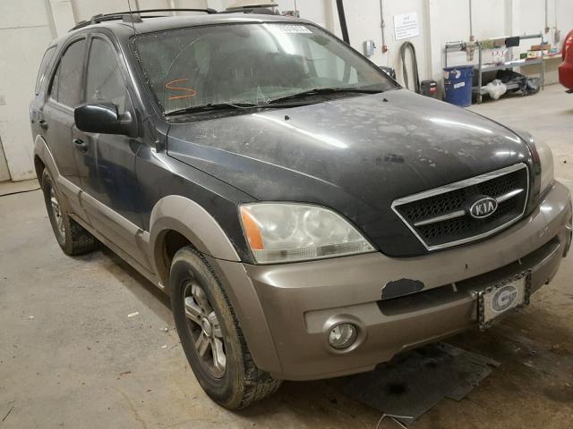 KNDJD733965548937 - 2006 KIA SORENTO EX BLACK photo 1