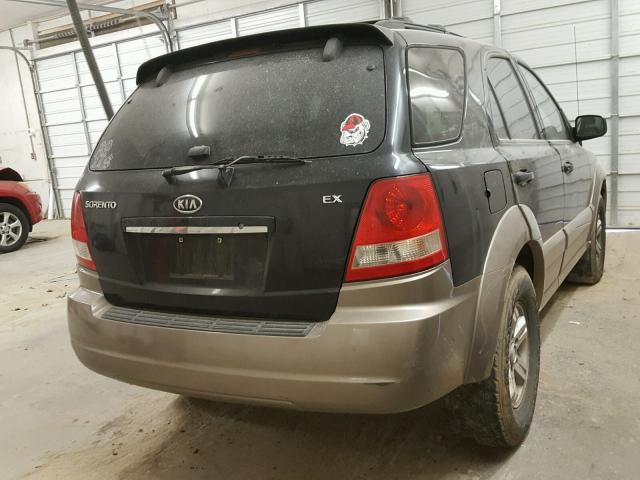 KNDJD733965548937 - 2006 KIA SORENTO EX BLACK photo 4