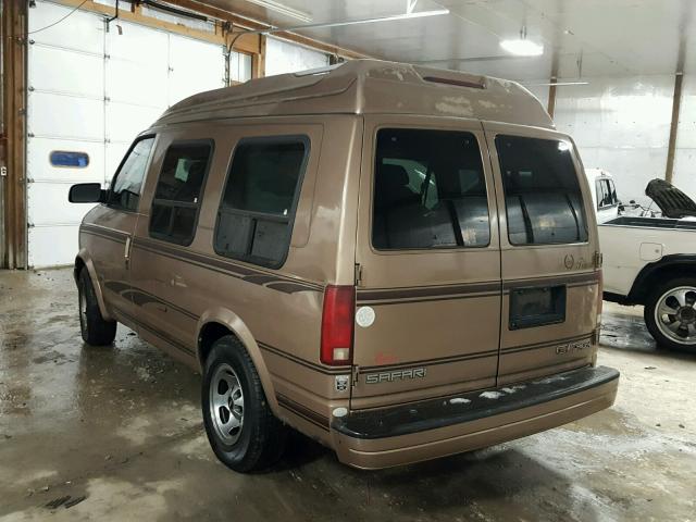 1GDDM19W9TB523878 - 1996 GMC SAFARI XT BROWN photo 3