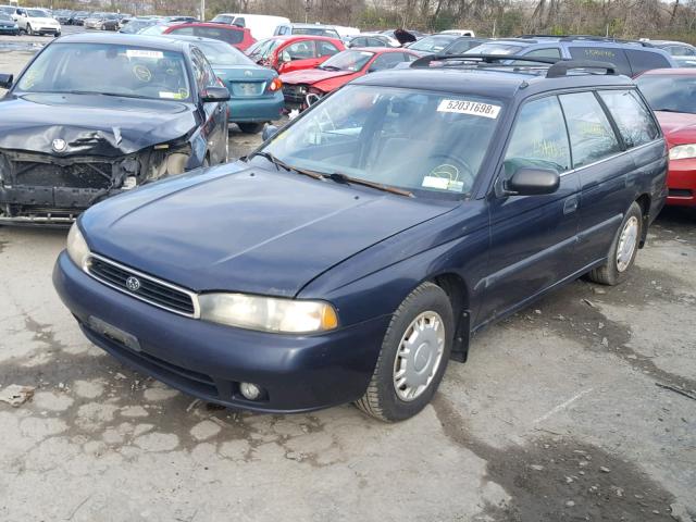 4S3BK6351S7348168 - 1995 SUBARU LEGACY L/O BLUE photo 2