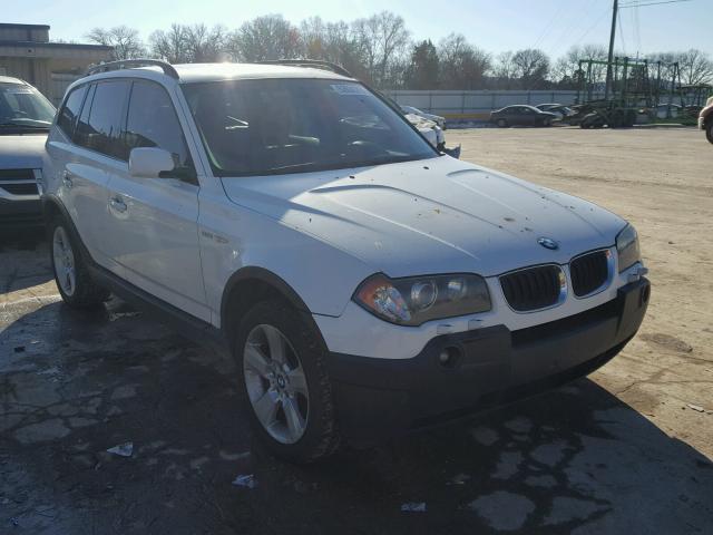 WBXPA93415WD16970 - 2005 BMW X3 3.0I WHITE photo 1