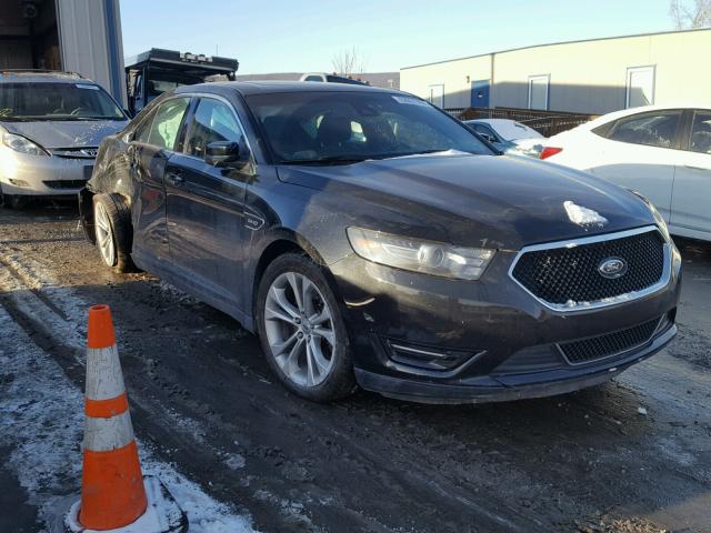 1FAHP2KT1EG130486 - 2014 FORD TAURUS SHO BLACK photo 1