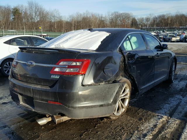 1FAHP2KT1EG130486 - 2014 FORD TAURUS SHO BLACK photo 4