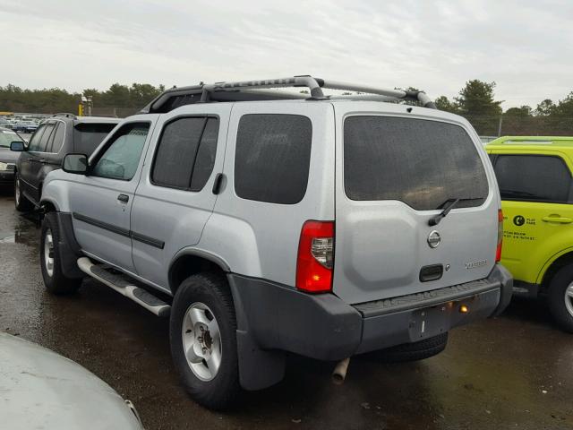 5N1ED28YX2C599132 - 2002 NISSAN XTERRA XE SILVER photo 3