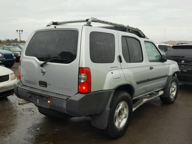 5N1ED28YX2C599132 - 2002 NISSAN XTERRA XE SILVER photo 4