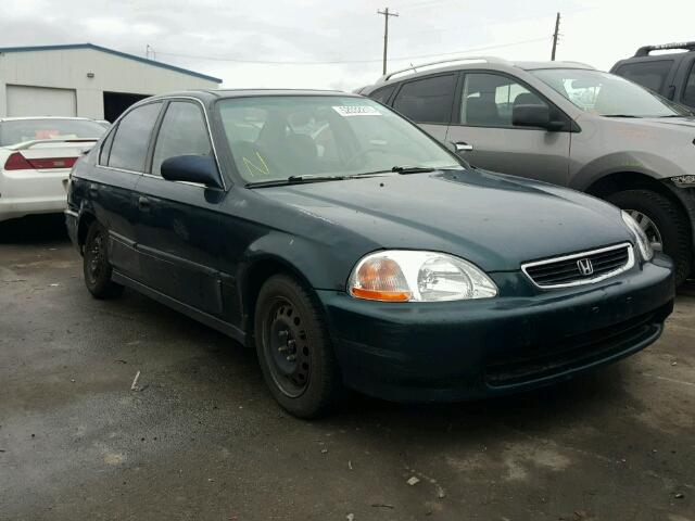 JHMEJ6575VS003630 - 1997 HONDA CIVIC LX GREEN photo 1