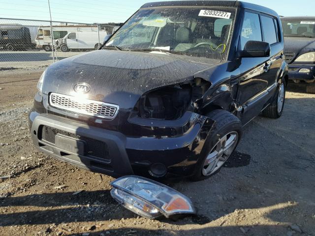 KNDJT2A25B7710089 - 2011 KIA SOUL + BLACK photo 2