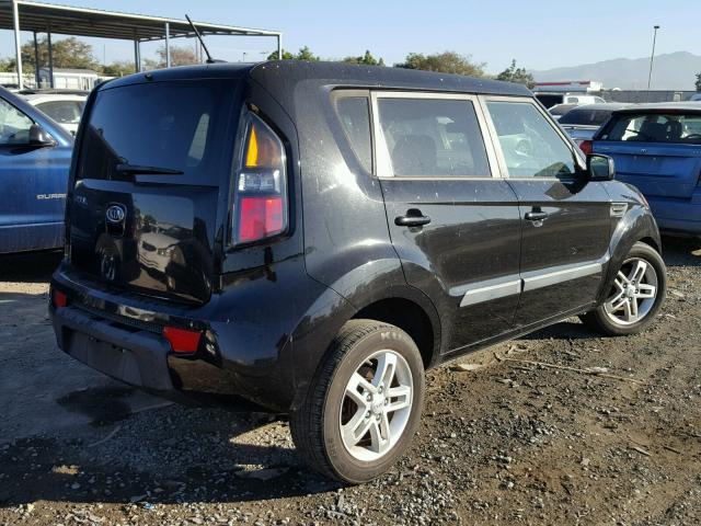 KNDJT2A25B7710089 - 2011 KIA SOUL + BLACK photo 4