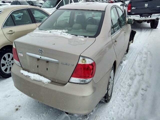 4T1BE32K56U118567 - 2006 TOYOTA CAMRY LE BEIGE photo 4