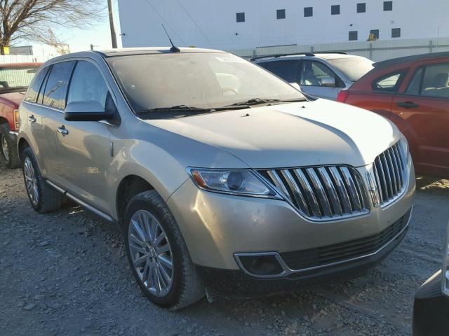 2LMDJ6JK9BBJ32323 - 2011 LINCOLN MKX GOLD photo 1