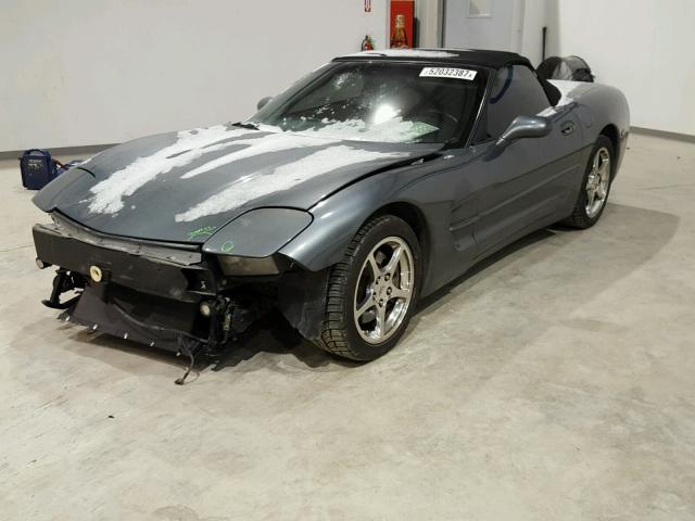 1G1YY32G335113867 - 2003 CHEVROLET CORVETTE CHARCOAL photo 2