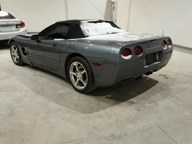 1G1YY32G335113867 - 2003 CHEVROLET CORVETTE CHARCOAL photo 3