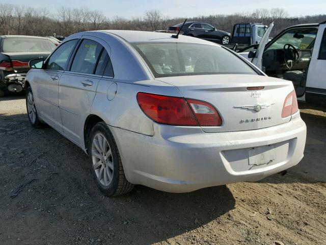 1C3CC5FD7AN190674 - 2010 CHRYSLER SEBRING LI SILVER photo 3