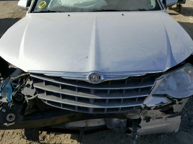 1C3CC5FD7AN190674 - 2010 CHRYSLER SEBRING LI SILVER photo 7