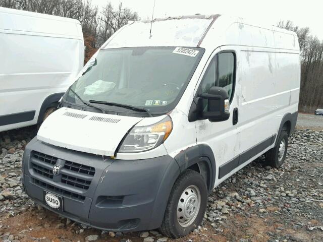 3C6TRVBG7GE122244 - 2016 RAM PROMASTER WHITE photo 2