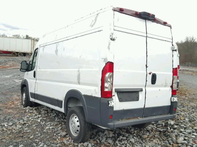 3C6TRVBG7GE122244 - 2016 RAM PROMASTER WHITE photo 3