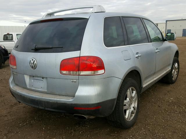 WVGCM77L84D039858 - 2004 VOLKSWAGEN TOUAREG 4. BLUE photo 4