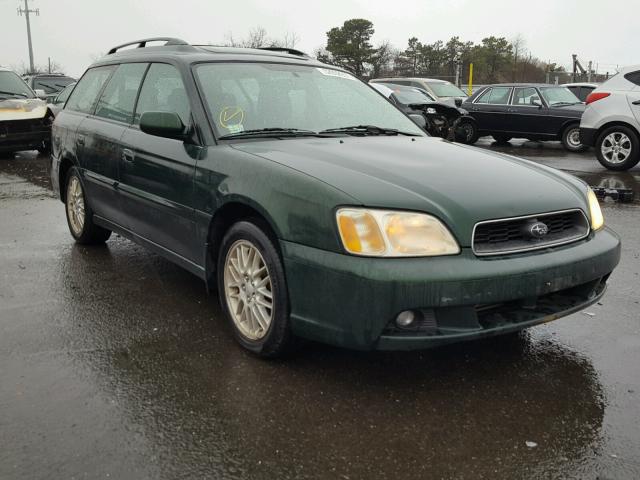 4S3BH635437310188 - 2003 SUBARU LEGACY L GREEN photo 1