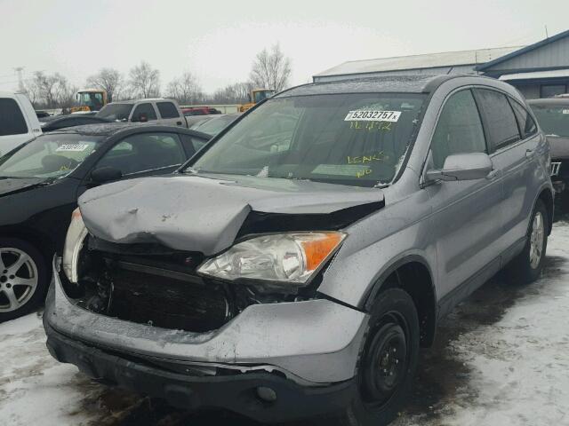 JHLRE48707C098198 - 2007 HONDA CR-V EXL SILVER photo 2