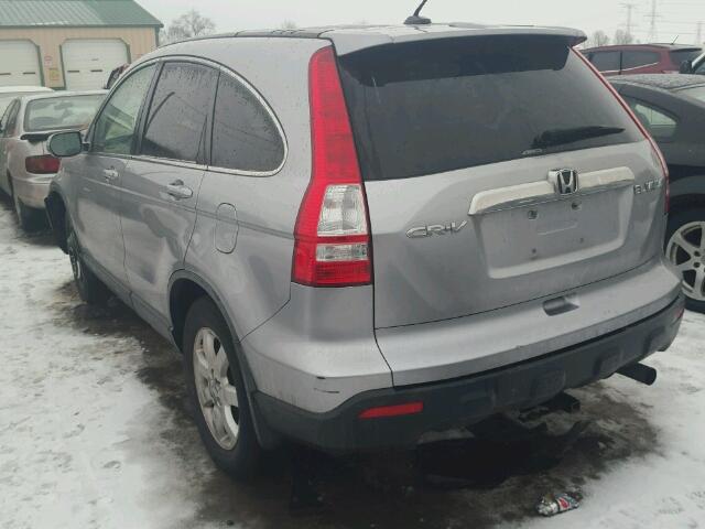 JHLRE48707C098198 - 2007 HONDA CR-V EXL SILVER photo 3