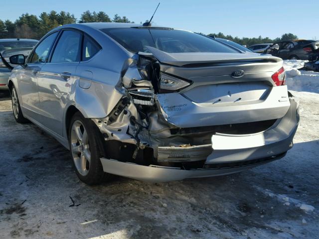 3FA6P0HD5GR149081 - 2016 FORD FUSION SE SILVER photo 3