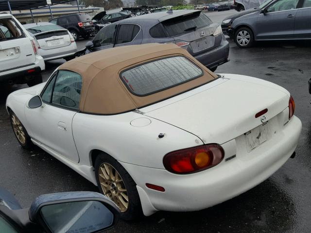 JM1NB3535Y0150332 - 2000 MAZDA MX-5 MIATA WHITE photo 3