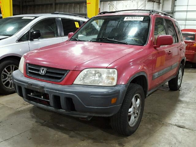 JHLRD17621S012980 - 2001 HONDA CR-V EX RED photo 2