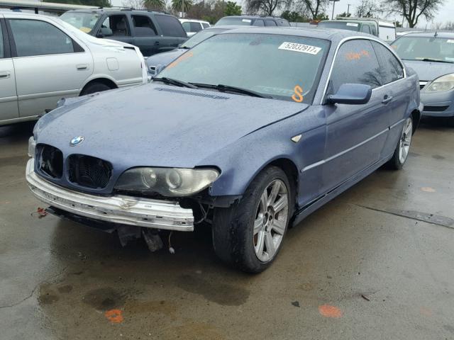 WBABD33444PL01099 - 2004 BMW 325 CI BLUE photo 2