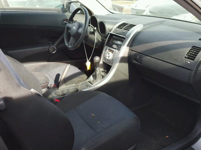 JTKDE167450050851 - 2005 TOYOTA SCION TC 银色 照片 5