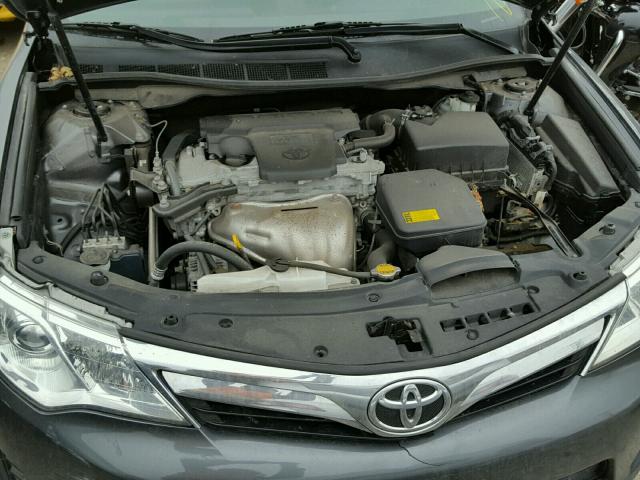 4T1BF1FK0CU051965 - 2012 TOYOTA CAMRY BASE GRAY photo 7