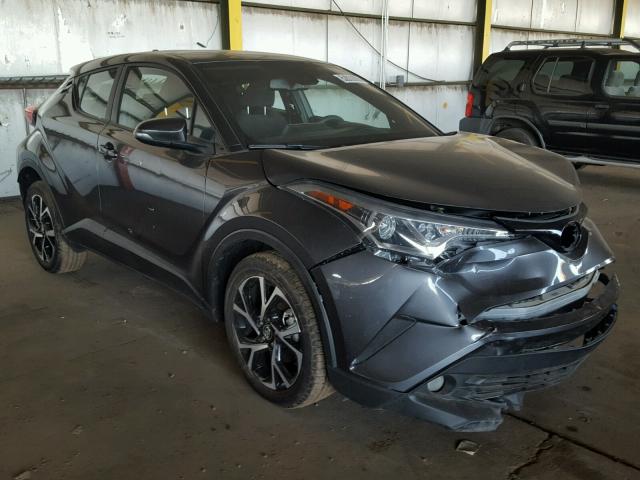 NMTKHMBX9JR047916 - 2018 TOYOTA C-HR XLE GRAY photo 1