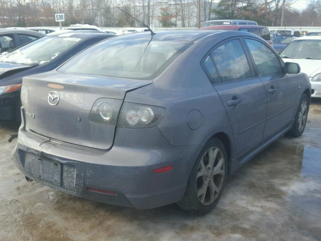 JM1BK324771620370 - 2007 MAZDA 3 S GRAY photo 4